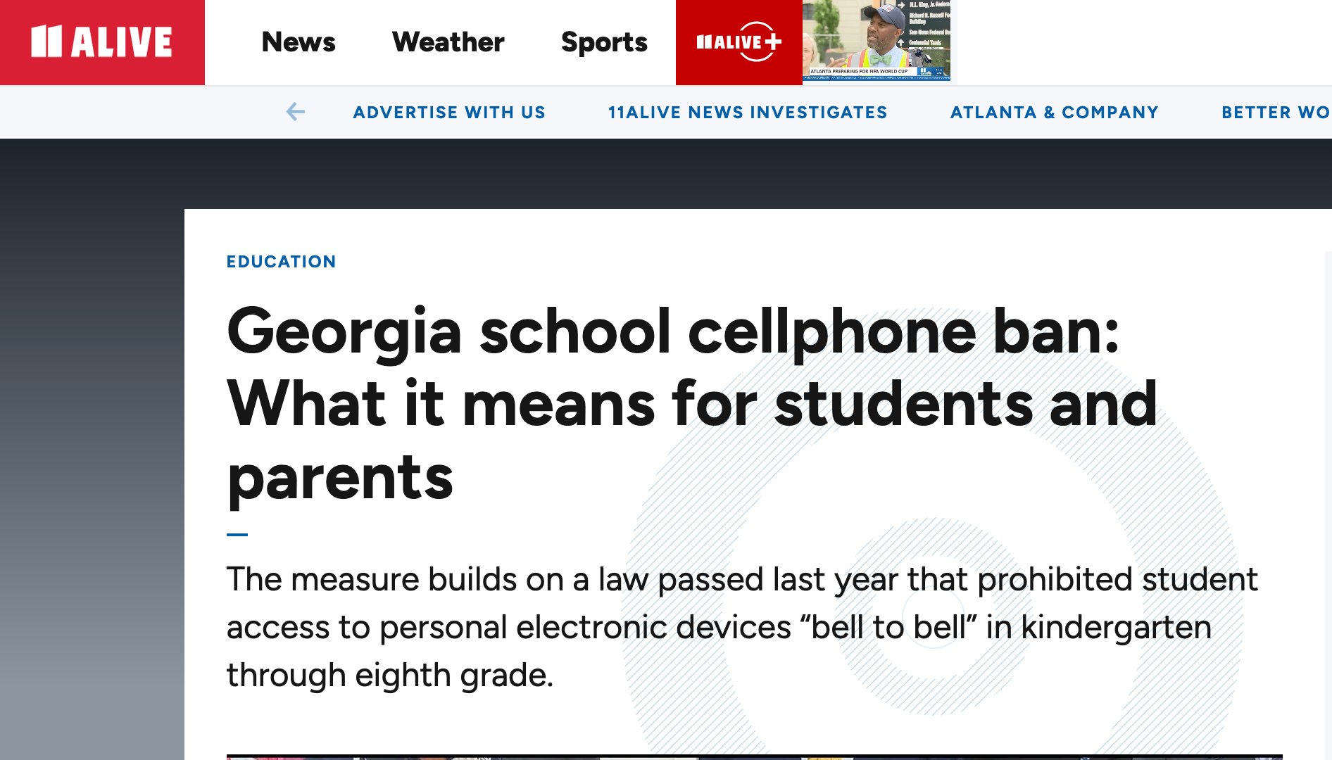 11Alive coverage screenshot