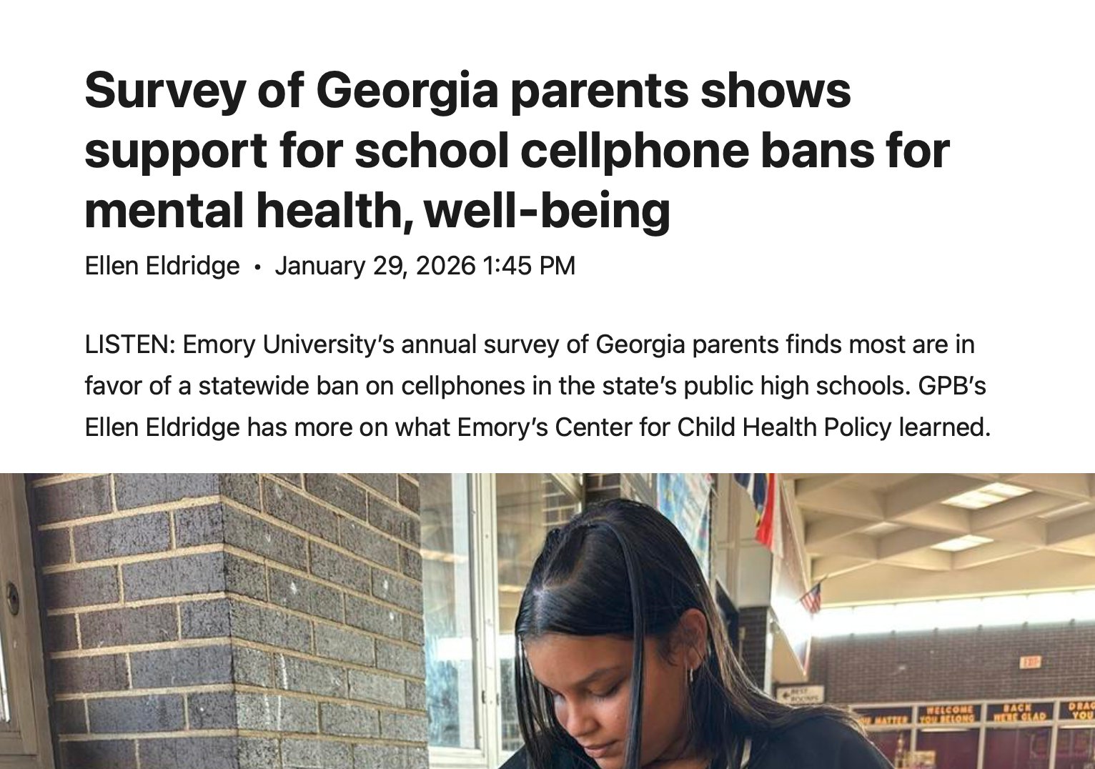 Georgia Public Broadcasting coverage screenshot